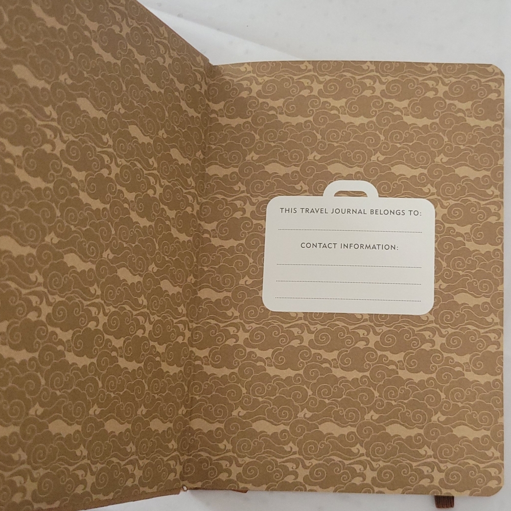 Travel Journal - Brown Faux Leather Notebook - Picture 2 of 4